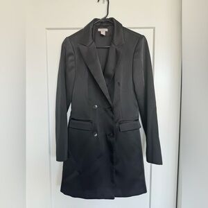 H&M Satin Blazer Mini Dress